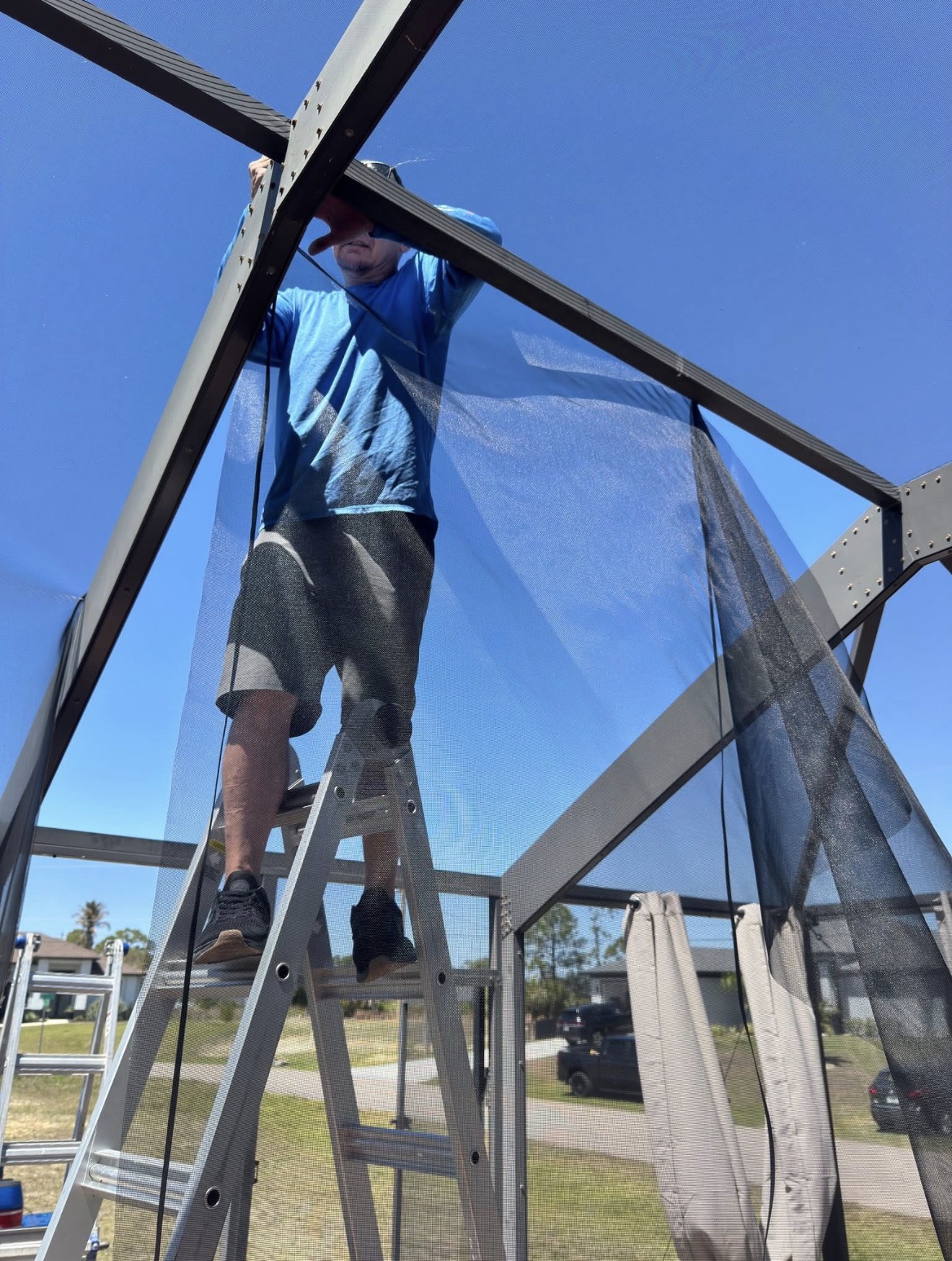 Lanai Rescreening Clips Lanai Screen Repair & Rescreens Cape Coral | Small & Tall Screens & More