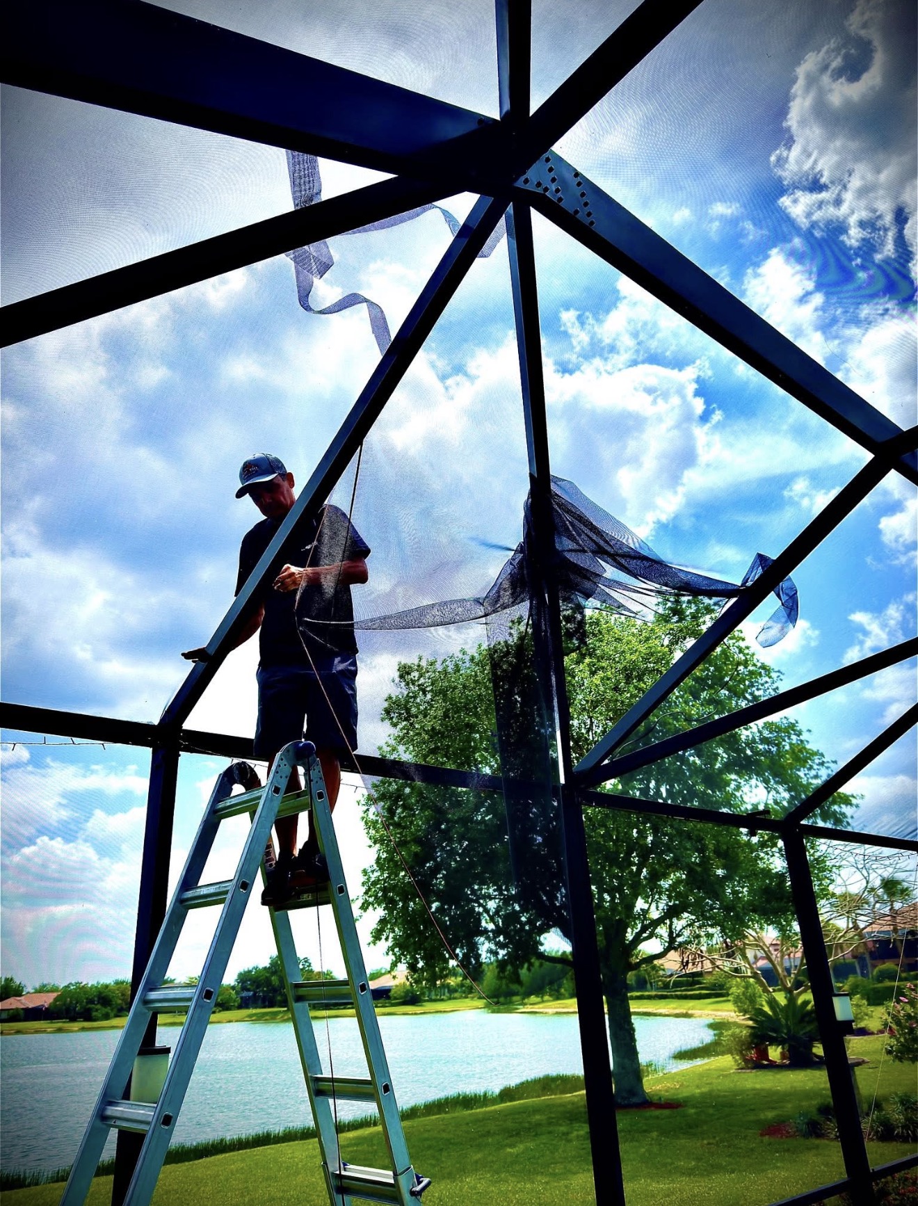 Lanai Rescreening Clips Lanai Screen Repair & Rescreens Cape Coral | Small & Tall Screens & More